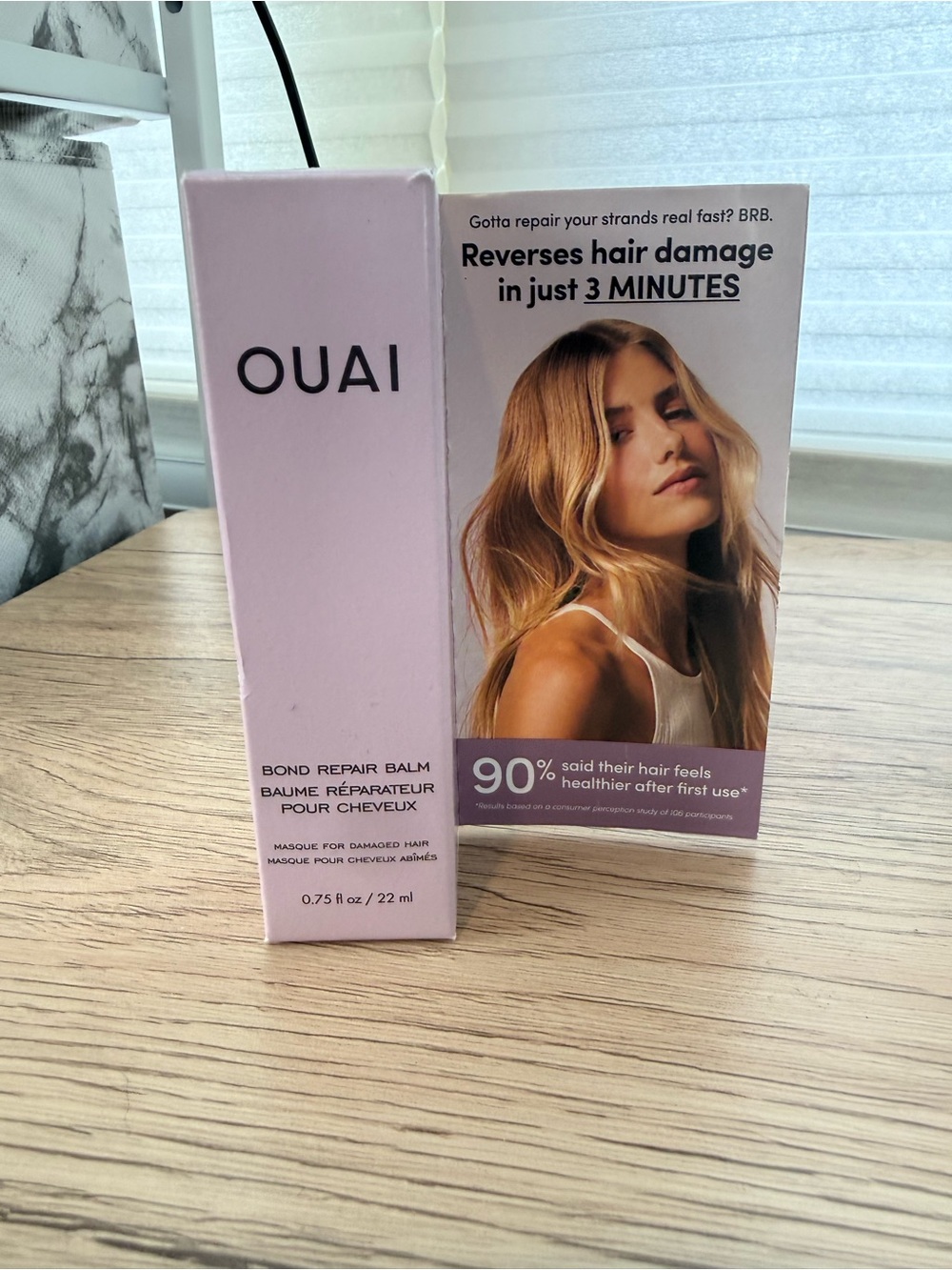 *NIB .75oz* OUAI Bond Repair Balm - Pink